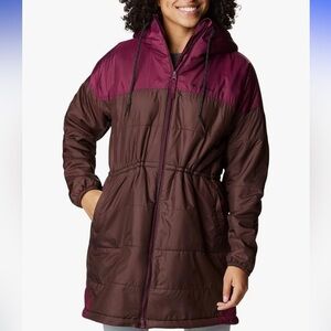 Columbia Women's Flash Challenger Sherpa Lined Long Jacket Size Small